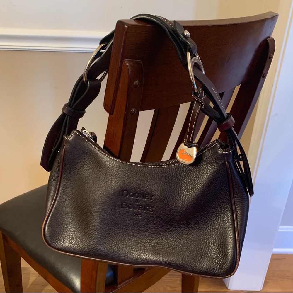 Dooney & Bourke classic black/brown hobo bag